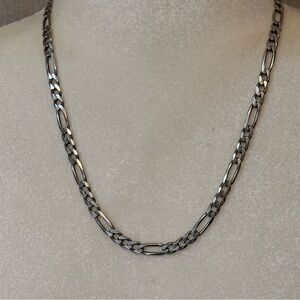 Vintage 925 Italy Figaro Link Neclace